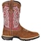 Durango Women's Western Boot, 9 M, Leather, 10 in H, Briar Brown/Rusty Red DRD0349 - alternate 4